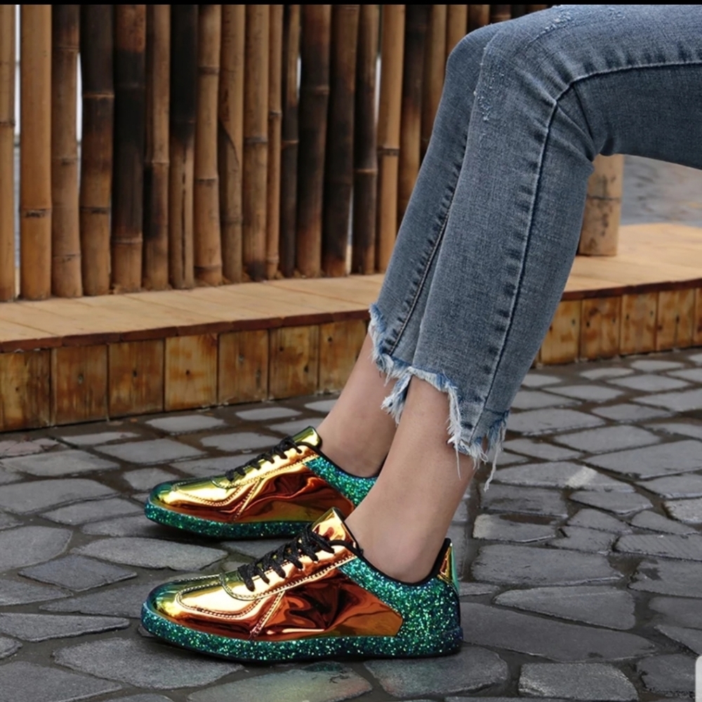 Hologram Glitter Kicks Sneakers